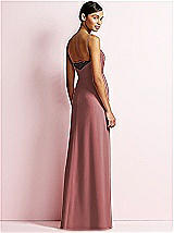 Rear View Thumbnail - English Rose & Burgundy JY Jenny Yoo Bridesmaid Style JY508