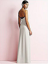 Rear View Thumbnail - Oyster & Burgundy JY Jenny Yoo Bridesmaid Style JY508