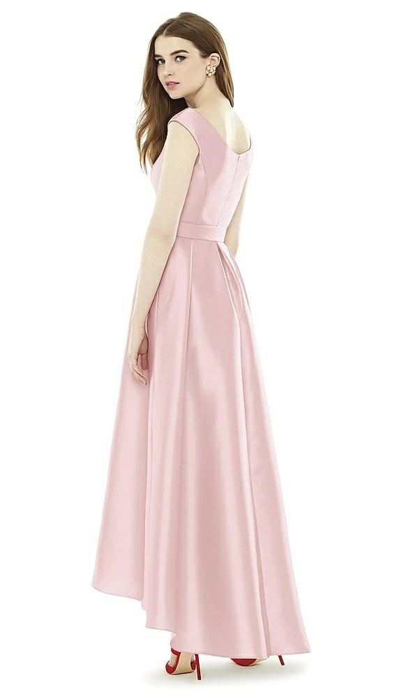 Back View - Ballet Pink Alfred Sung Bridesmaid Dress D722
