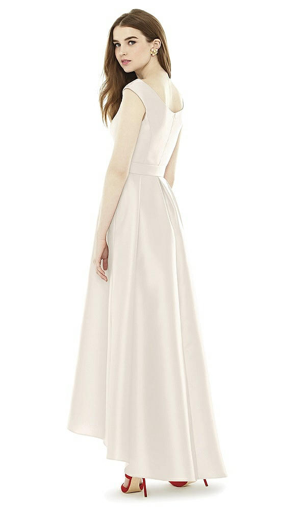 Back View - Ivory Alfred Sung Bridesmaid Dress D722