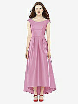 Front View Thumbnail - Powder Pink Alfred Sung Bridesmaid Dress D722