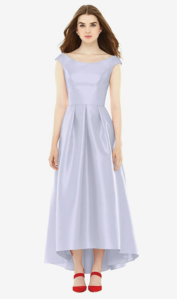 Front View - Silver Dove Alfred Sung Bridesmaid Dress D722
