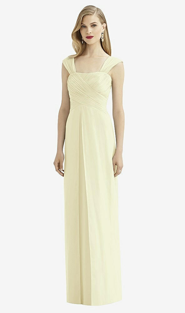 Front View - Butter Yellow After Six Bridesmaid Dress 6735
