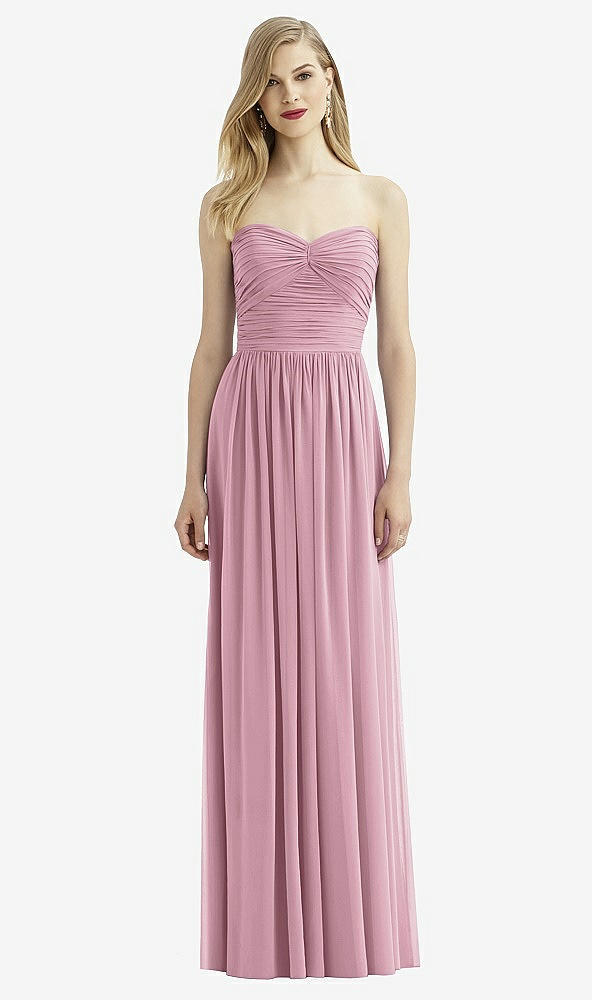 Front View - Dusty Pink After Six Bridesmaid Dress 6736
