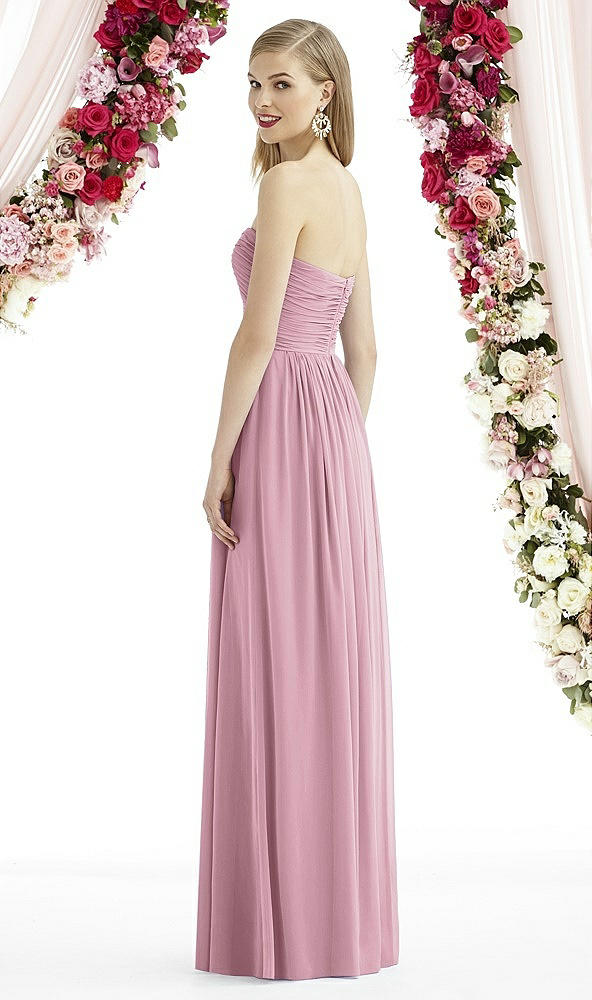 Back View - Dusty Pink After Six Bridesmaid Dress 6736