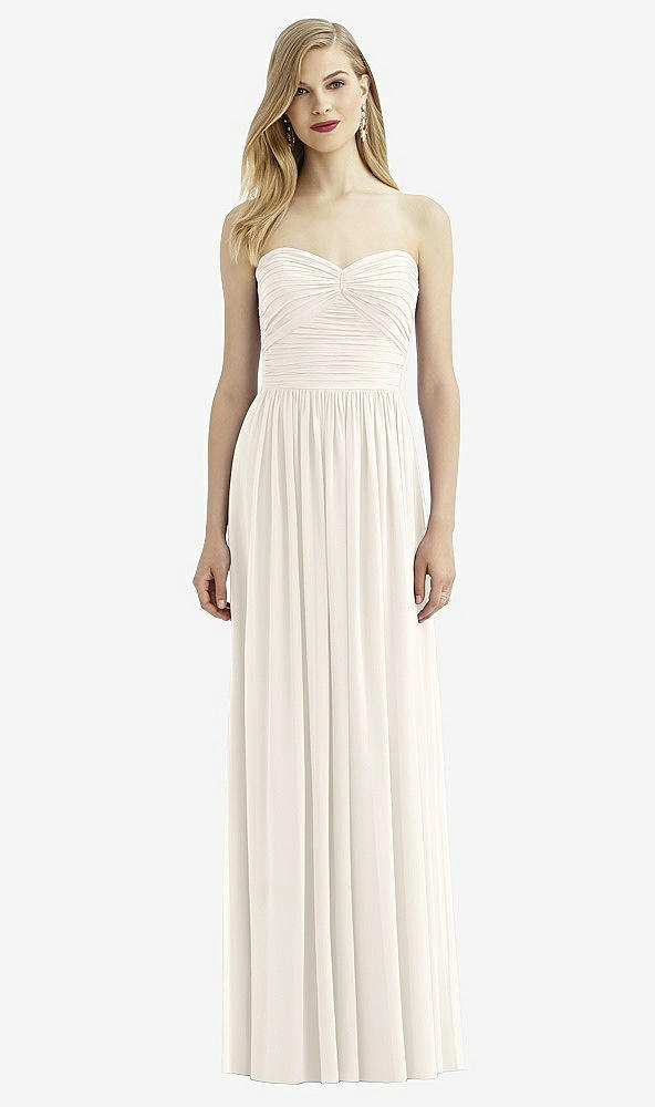 Front View - Ivory After Six Bridesmaid Dress 6736