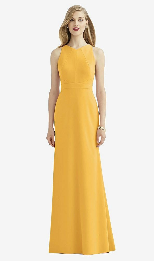 Front View - NYC Yellow After Six Bridesmaid Dress 6740