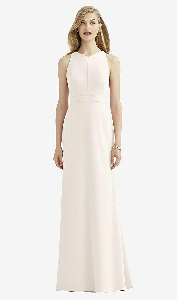 Front View - Ivory After Six Bridesmaid Dress 6740