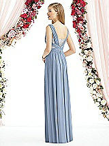 Rear View Thumbnail - Cloudy & Metallic Silver After Six Bridesmaid Dress 6741