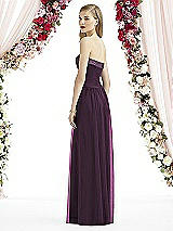 Rear View Thumbnail - Aubergine After Six Bridesmaid Dress 6743