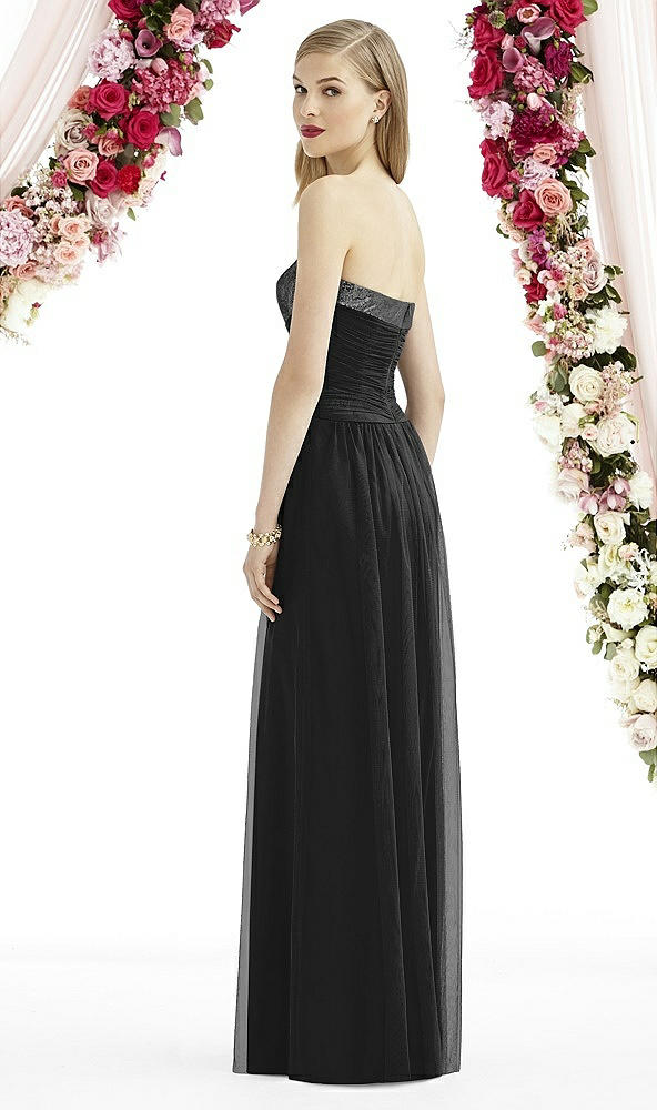 Back View - Black After Six Bridesmaid Dress 6743