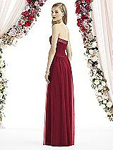 Rear View Thumbnail - Burgundy After Six Bridesmaid Dress 6743