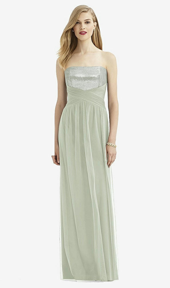 Front View - Celadon After Six Bridesmaid Dress 6743