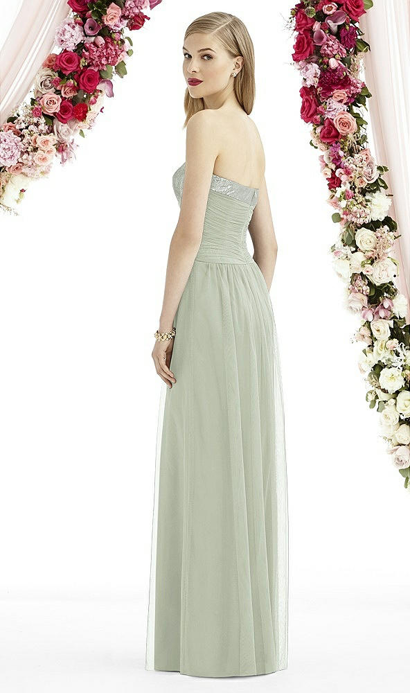 Back View - Celadon After Six Bridesmaid Dress 6743
