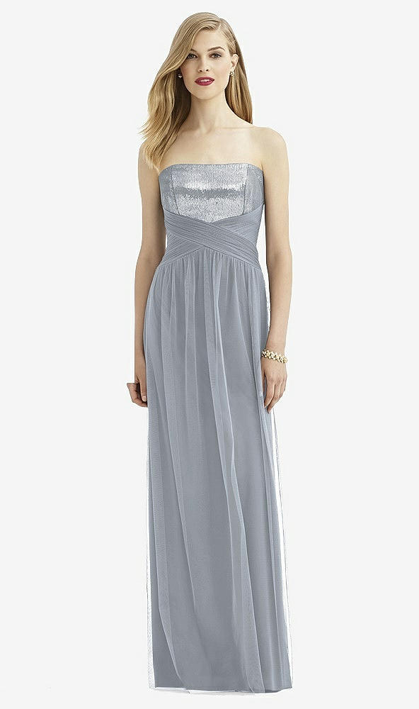 Front View - Platinum After Six Bridesmaid Dress 6743