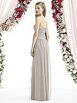 Rear View Thumbnail - Taupe After Six Bridesmaid Dress 6743