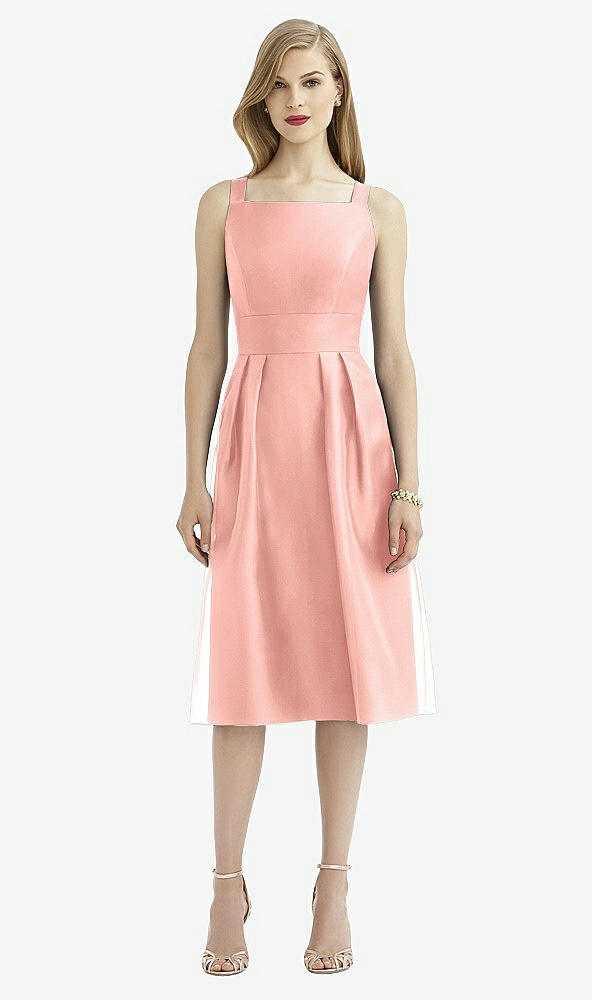 Back View - Apricot After Six Bridesmaid Dress 6745