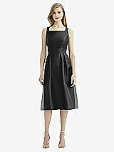 Rear View Thumbnail - Black After Six Bridesmaid Dress 6745