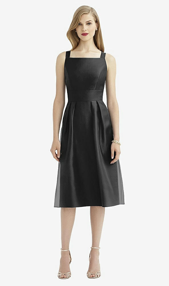 Back View - Black After Six Bridesmaid Dress 6745