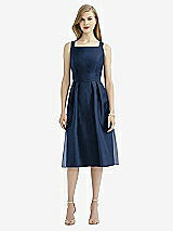 Rear View Thumbnail - Midnight Navy After Six Bridesmaid Dress 6745
