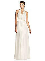 Alt View 1 Thumbnail - Ivory & Metallic Gold After Six Bridesmaid Dress 6749