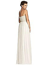 Rear View Thumbnail - Ivory & Metallic Gold After Six Bridesmaid Dress 6749