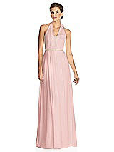 Alt View 1 Thumbnail - Rose & Metallic Gold After Six Bridesmaid Dress 6749