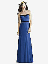Front View Thumbnail - Classic Blue & Black Social Bridesmaids Style 8164