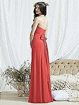 Rear View Thumbnail - Perfect Coral Social Bridesmaids Style 8168