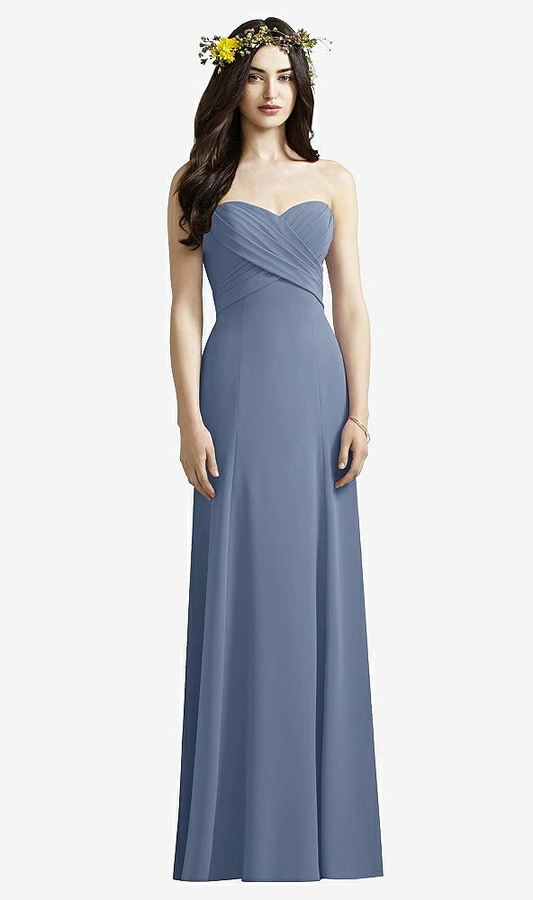 Front View - Larkspur Blue Social Bridesmaids Style 8168