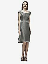 Rear View Thumbnail - Charcoal Gray Lela Rose Bridesmaid Style LR231