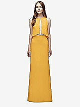 Front View Thumbnail - NYC Yellow & Blush Lela Rose Bridesmaid Style LR225