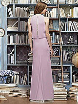 Rear View Thumbnail - Suede Rose & Blush Lela Rose Bridesmaid Style LR225