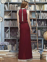 Rear View Thumbnail - Cabernet & Blush Lela Rose Bridesmaid Style LR225