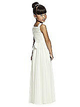 Rear View Thumbnail - Ivory Flower Girl Dress FL4047
