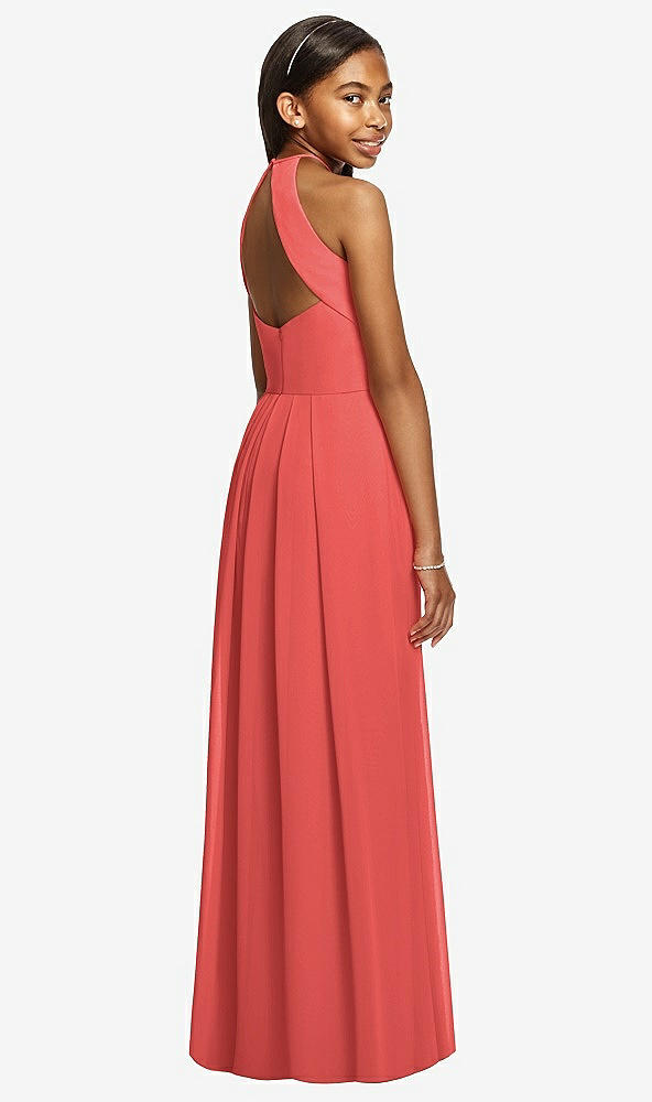 Back View - Perfect Coral Dessy Collection Junior Bridesmaid JR530