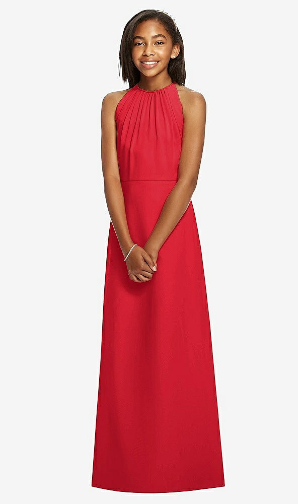 Front View - Parisian Red Dessy Collection Junior Bridesmaid JR530