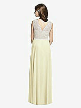 Rear View Thumbnail - Butter Yellow & Oyster Dessy Collection Junior Bridesmaid JR532