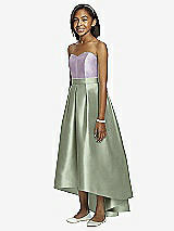 Front View Thumbnail - Sage & Lilac Haze Dessy Collection Junior Bridesmaid JR533