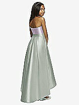 Rear View Thumbnail - Willow Green & Lilac Haze Dessy Collection Junior Bridesmaid JR533