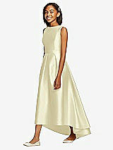 Front View Thumbnail - Butter Yellow Dessy Collection Junior Bridesmaid JR534