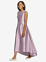 Front View Thumbnail - Suede Rose Dessy Collection Junior Bridesmaid JR534