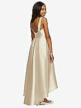 Rear View Thumbnail - Champagne Dessy Collection Junior Bridesmaid JR534
