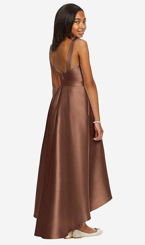 Back View - Cognac Dessy Collection Junior Bridesmaid JR534