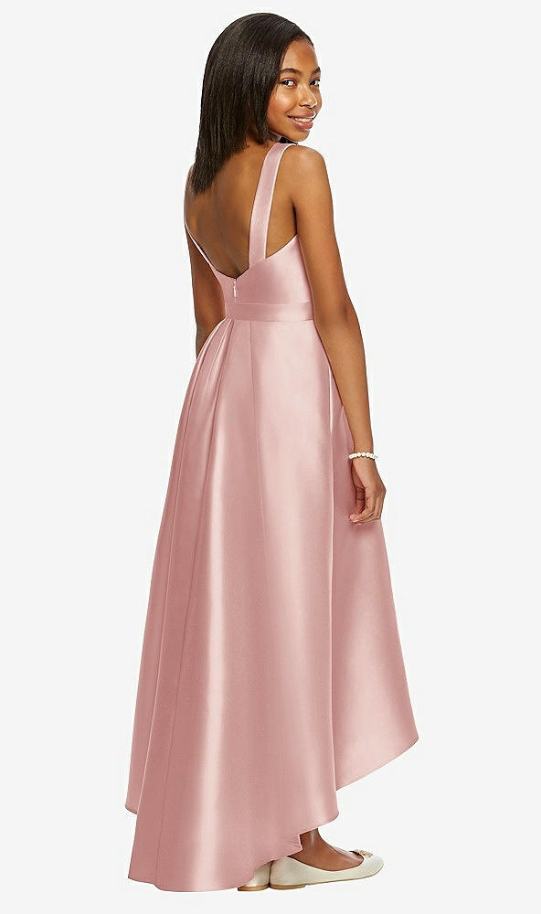 Back View - Rose Dessy Collection Junior Bridesmaid JR534