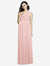 Front View Thumbnail - Rose Sleeveless Notch Maternity Dress