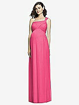 Front View Thumbnail - Forever Pink Alfred Sung Maternity Dress Style M427