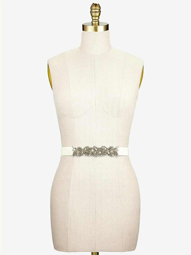 Back View - Ivory Ava Sash