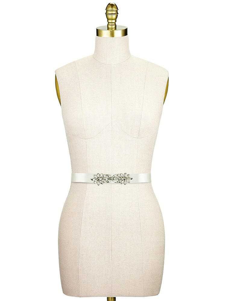 Back View - Ivory Sabrina Sash