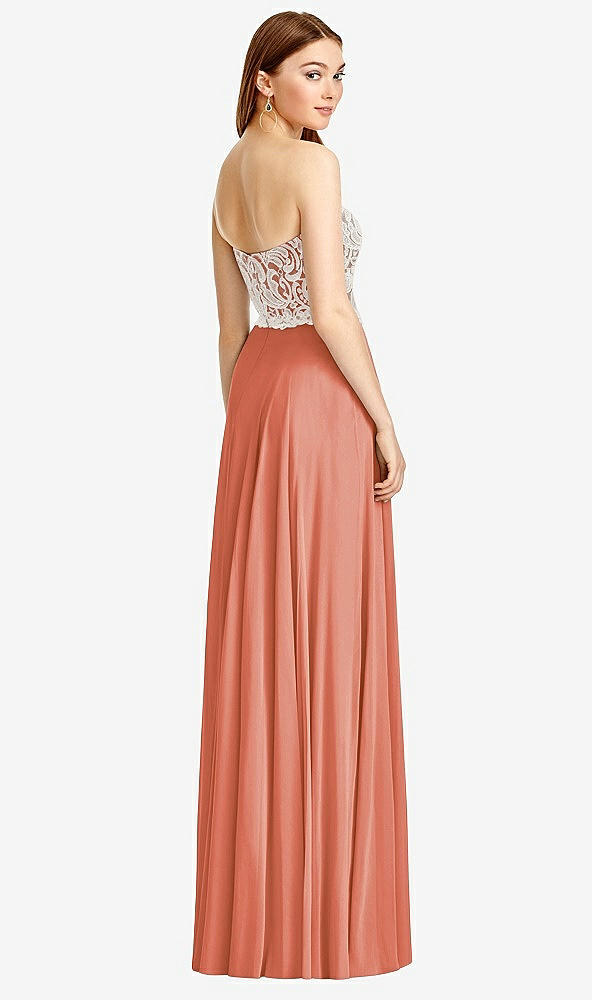 Back View - Terracotta Copper & Oyster Studio Design Bridesmaid Dress 4504